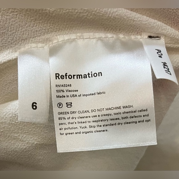 Reformation Jo Dress, Size 6 - Picture 4 of 12